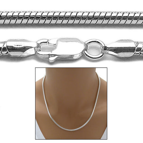Sterling Silver Snake Chains - 925Express