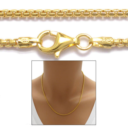 Round Box Chains - 925Express