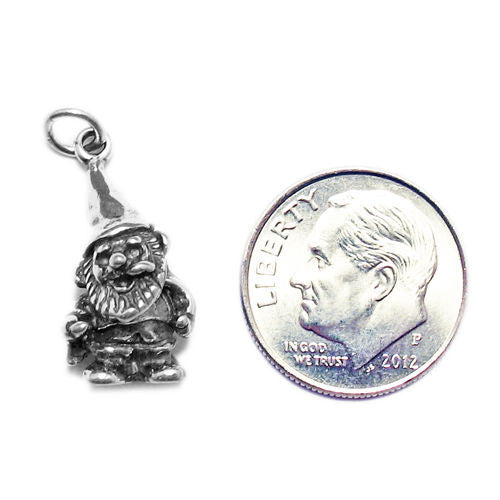 3D Gnome Charm | Wholesale 925 Sterling Silver Charms - Jewelry | Alternate