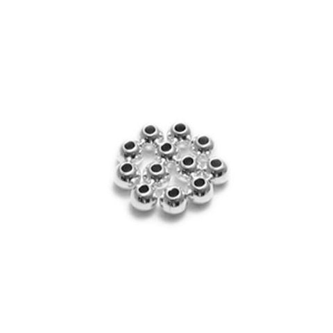 3mm spacer beads for jewelry making | Packet of 24 | Wholesale 925 Sterling Silver Jewelry