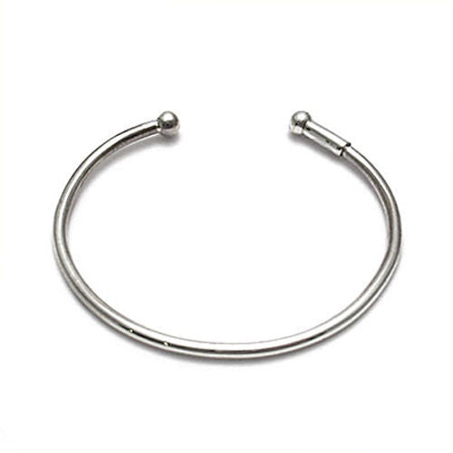 Simple and Classic Child's Bangle Bracelet - 5 Inch | Wholesale 925 Sterling Silver Jewelry