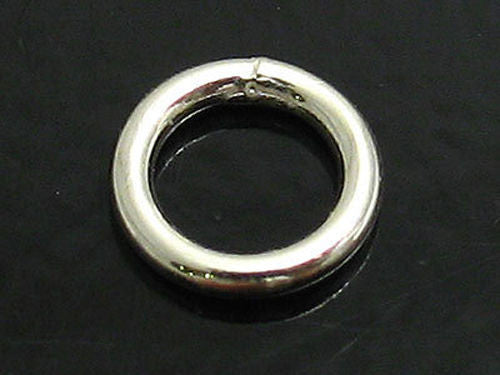 Sterling Silver 6mm Closed Rings for Jewelry Making. Wholesale 925Express