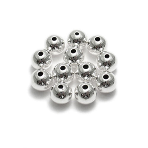 Sterling Silver 7mm Spacer Beads for Jewelry Making. Wholesale - 925Express