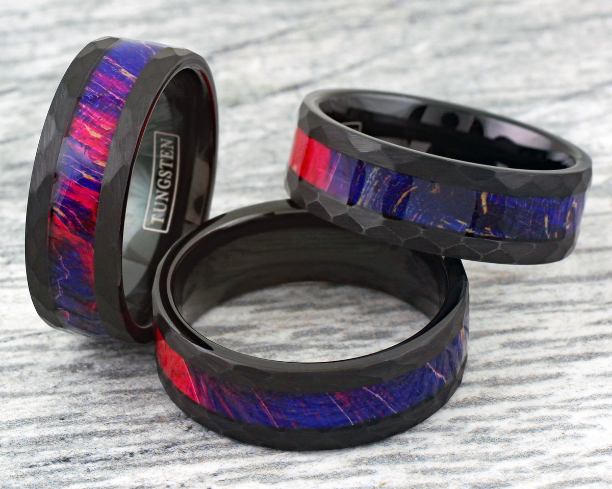 Purple Tungsten Ring | EMBR Wedding Bands