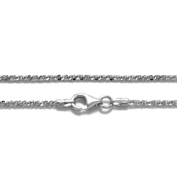 Butterfly chain white background | Wholesale 925 sterling silver chains - jewelry | Close up