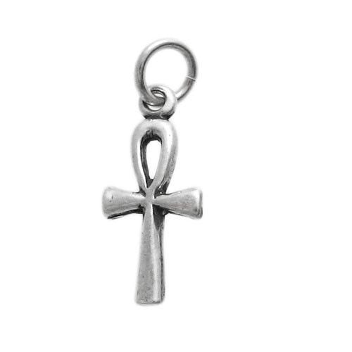 Amazing Ankh Egyptian Charm | Wholesale 925 Sterling Silver Pendant - Jewelry | Alternate