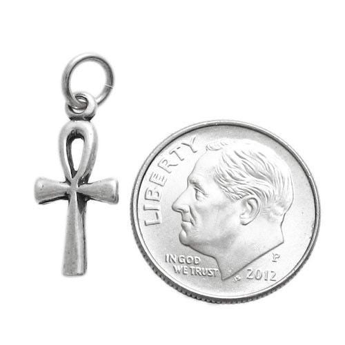 Amazing Ankh Egyptian Charm | Wholesale 925 Sterling Silver Pendant - Jewelry | Main