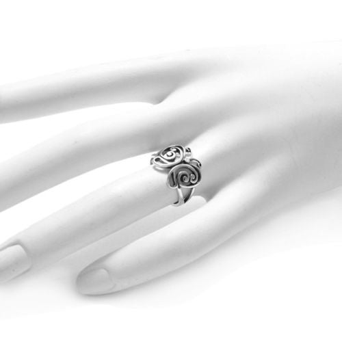 Cute Cut-out Butterfly Ring | Wholesale 925 Sterling Silver Jewelry | Alternate
