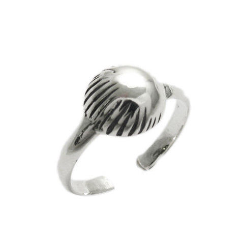 Clam Shell Design Toe Ring | Wholesale Sterling Silver Jewelry 