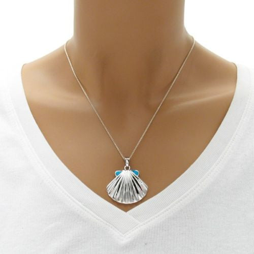 Large seashell deals necklace