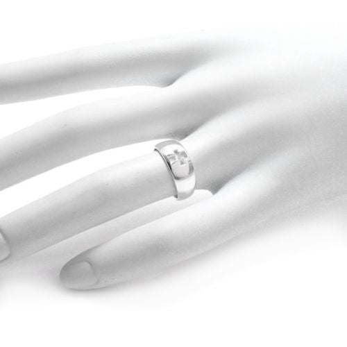 Classy Cut-out Cross Band Ring | Wholesale 925 Sterling Silver Jewelry | Alternate