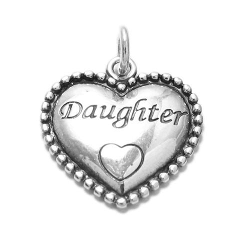 SOUKISS Grandma Heart Charm – 925 Sterling Silver, Dangle Style, Fits Pandora & Chamilia Bracelets