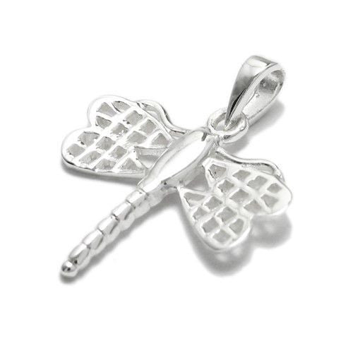Exquisite Sterling Silver Dragonfly Pendant | Wholesale 925 Sterling Silver Pendant | Alternate