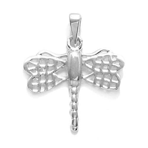Exquisite Sterling Silver Dragonfly Pendant | Wholesale 925 Sterling Silver Pendant | Main