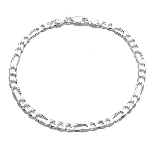 Exquisite Sterling Silver Cuban Link Chain Bracelet - 13.5mm. - 925Express