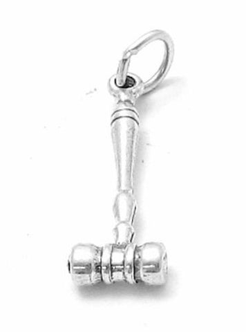 Wonderful Gavel Charm | Wholesale 925 Sterling Silver Pendant - Jewelry | Main