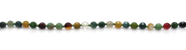 Genuine 70" Fancy Jasper Bead Necklace w/ 4mm beads | Wholesale Fashion Jewelry | Item photo