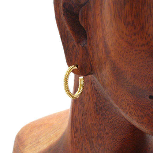 Buy Brass Gold Plated Bezel Earring Pair | Dainty Checker Cut Three Shape  Gemstone Statement Earring | Boho Style Hoop Earrings Wholesale Jewelry |  115303U at Amazon.in