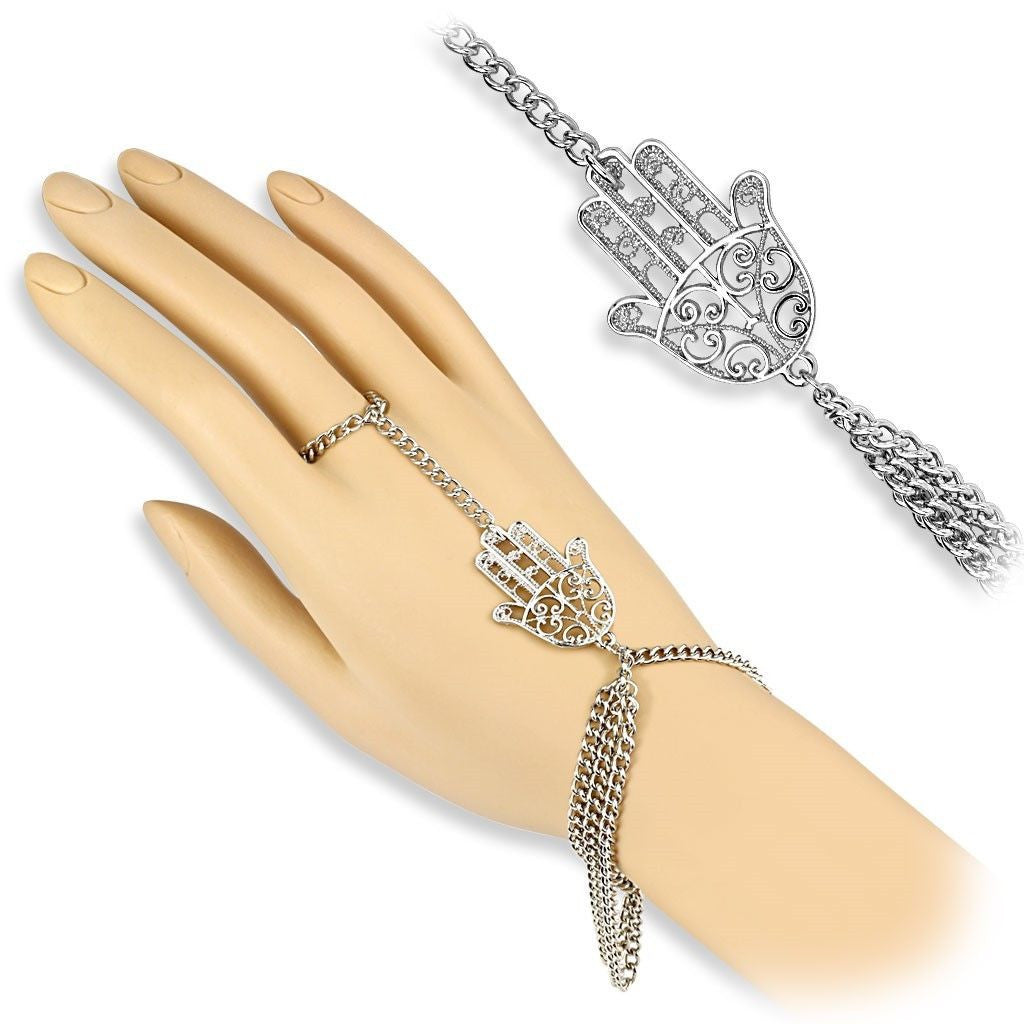 Silver Casino Lucky + Stainless Steel + Charm Bracelets + Women's + Charm Bracelets