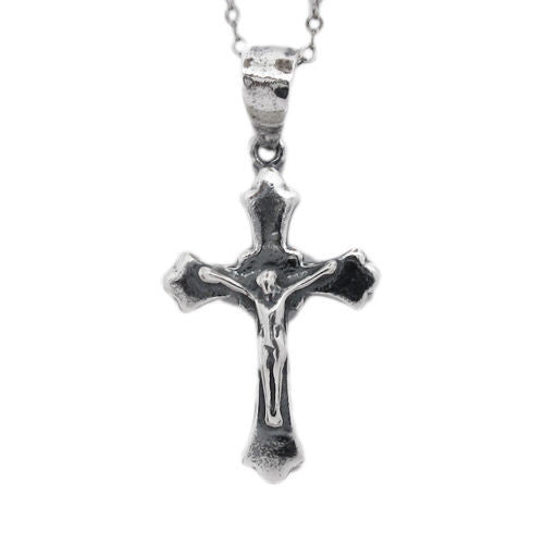 Fancy Jesus Crucifix Cross Pendant with Necklace options | Wholesale 925 Sterling Silver Pendant - Jewelry | Main