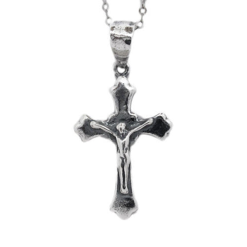 Fancy Jesus Crucifix Cross Pendant with Necklace options | Wholesale 925 Sterling Silver Pendant - Jewelry | Main