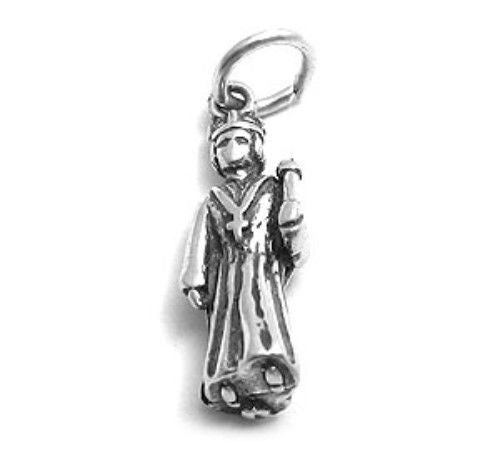 Majestic King Charm | Wholesale 925 Sterling Silver Pendant - Jewelry | Main