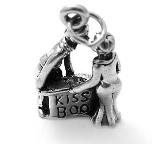 Romantic Kissing Booth Charm. Wholesale Sterling Silver Charms - Jewelry