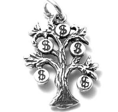 Money Tree Charm | Wholesale 925 Sterling Silver Charm | Main