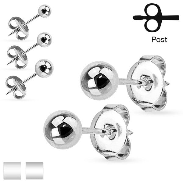 0.5Gm 925 Pure Sterling Silver Preety Designer Taar Ball Earring bali for  Girls And Womens With Certificate OF Purity (EARRINGBALI) Size-12MM Baliâ€¦