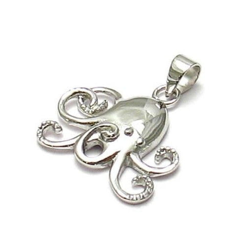 Beautiful Octopus Pendant | Wholesale 925 Sterling Silver Pendant - Jewelry | Main