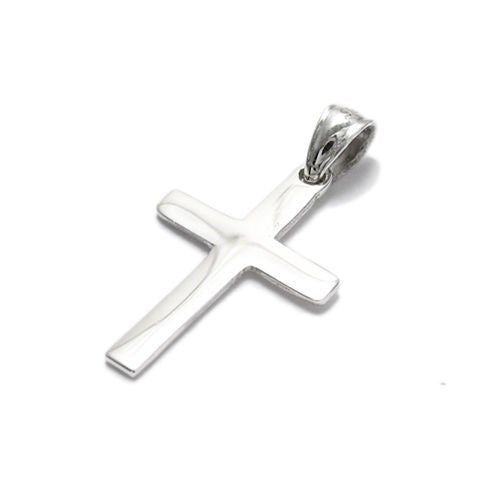 Modern Cross Charm Pendant | Wholesale 925 Sterling Silver Pendant - Jewelry | Main