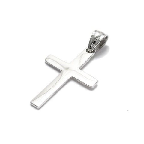 Modern Cross Charm Pendant | Wholesale 925 Sterling Silver Pendant - Jewelry | Main