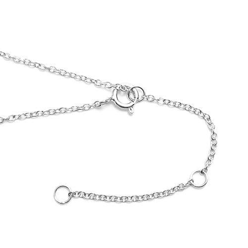 Chic and Plain Cross Pendant Necklace with 0.25 Carat CZ | Wholesale 925 Sterling Silver Pendant - Jewelry | Alternate