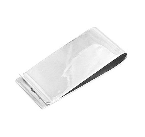 Elegant sterling silver rectangular money clip | Wholesale 925 Sterling Silver Jewelry & Accessories