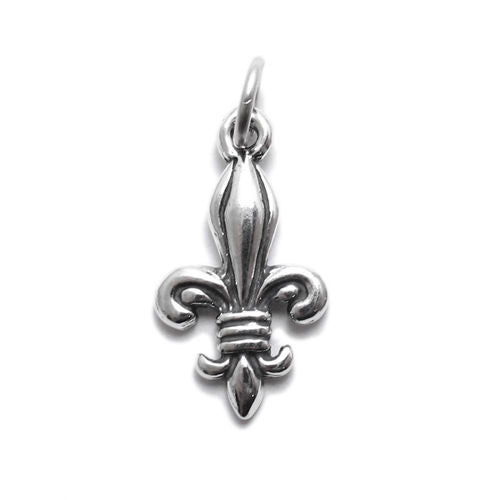 Royal Fleur de Lis Charm | Wholesale 925 Sterling Silver Charms - Jewelry | Main