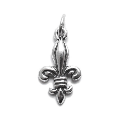 Royal Fleur de Lis Charm | Wholesale 925 Sterling Silver Charms - Jewelry | Main
