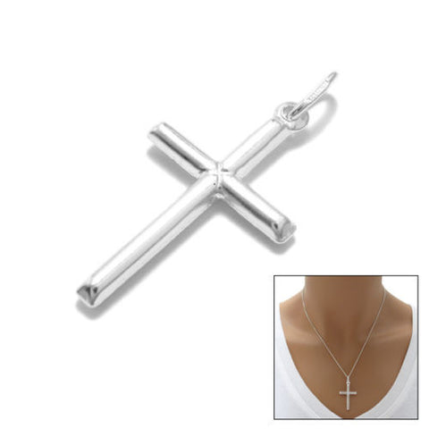 Plain Cross in Sterling Silver