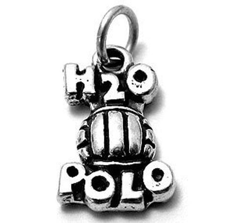 H2O Polo (Water Polo) Charm in Sterling Silver