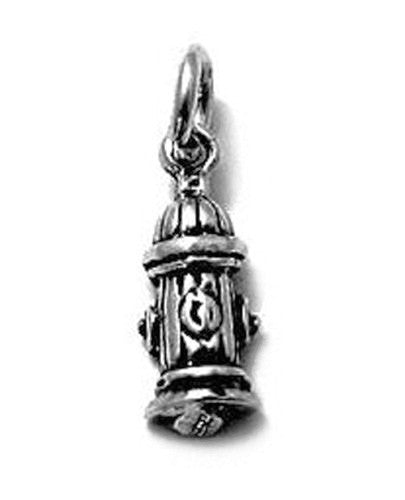 Fire Hydrant Charm. Sterling Silver