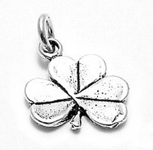 Shamrock Charm in Sterling Silver