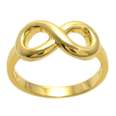 Graceful yet modern, a symbol of eternal connection. 14K gold. Wholesale Sterling Silver Rings. Main.