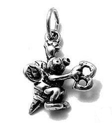Bee Spelling "B" Charm in Sterling Silver.