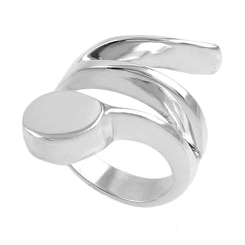 Exotic and Artistic Coiled Snake Ring. Wholesale Sterling Silver Rings. Main photo.