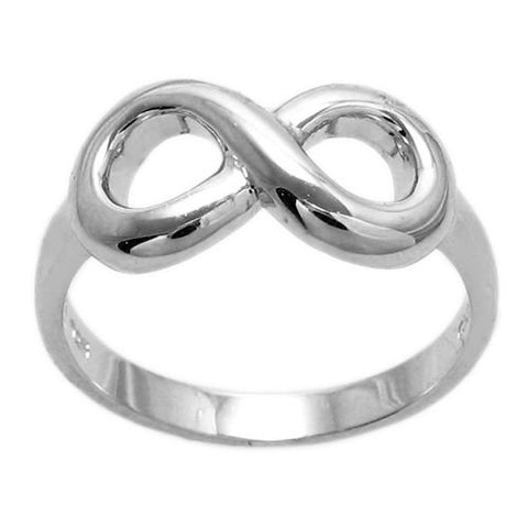Graceful yet modern, a symbol of eternal connection. Natural Sterling. Wholesale Sterling Silver Rings. Main.