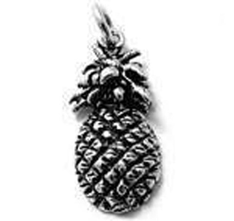 Pineapple Charm in Sterling Silver