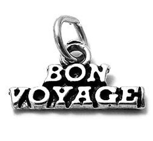 Bon Voyage Charm in Sterling Silver
