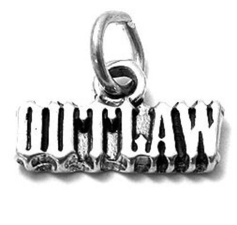 "Outlaw" Charm in Sterling Silver