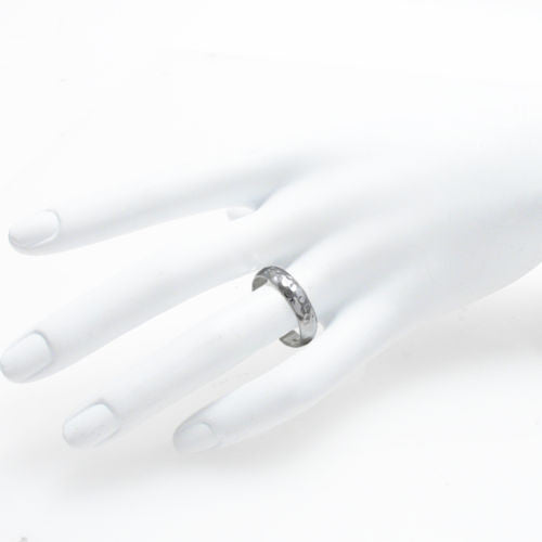 Hammered Band Ring in Sterling Silver, 5mm Width. Wholesale Sterling Silver Rings.