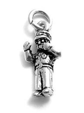 Policeman Charm in Sterling Silver