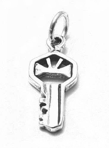 House Key Charm. Sterling Silver